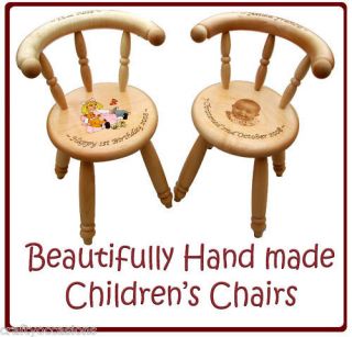 Personalised Baby Child Kids Birth Christening Chair