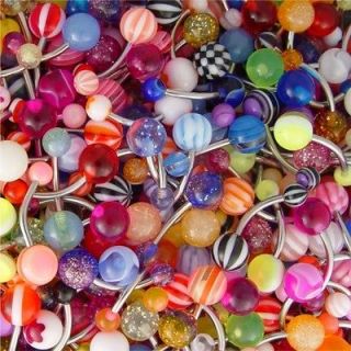 Wholesale MIXED LOT 100 Belly Ring Navel Body Jewelry