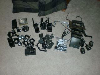Large Lot Kenwood 2 meter handhelds and mobile units TM 221A & TH 25AT 