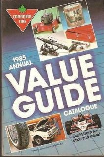 CANADIAN TIRE 1985 Annual Value Guide catalog 283 pgs.