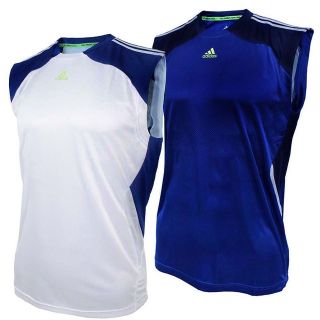 Adidas ClimaCool Mens Sleeveless Running Vest Top Training Ref Tee