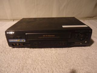 Sony SLV N51 Hi Fi Stereo VHS Player   Does Not Work For Parts Only