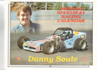 1987 88 OSWEGO SPEEDWAY RACING CALENDAR   DANNY SOULE #31