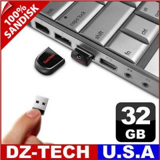 New Sandisk Cruzer Fit 32GB USB Flash Pen Drive SDCZ33 CZ33 Mini 