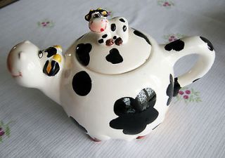 Cow Teapot   Théière vache de collection