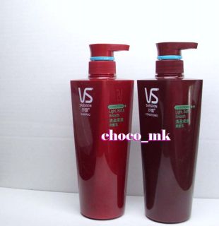 VS Vidal Sassoon Light Soft & Smooth Shampoo Conditioner 500ml 2012
