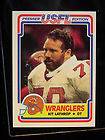 1984 Topps USFL #5 Kit Lathrop Wranglers NM 10144