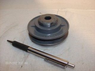 100s V Belt Die Cast Adjustable 3 1/4 Pulley Fixed Bore 1/2 Part 