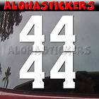   inch RACE NUMBER 4 FOUR Car Truck Vinyl Decal Window Sticker V53M