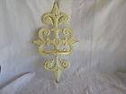   Shabby Chic Metal Cast Iron Candle Holder Wall Sconce Vase HEAVY
