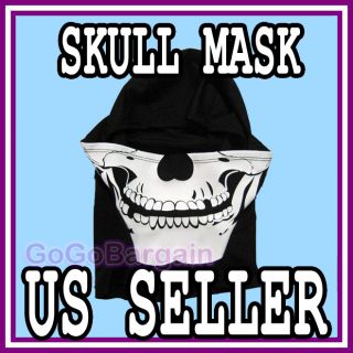   Assault Balaclava Hood Ghost Moderen Warfare 2 Full Face Skull Mask