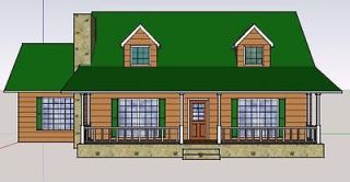 HP 101   HOUSE PLANS FOR 2097 SQUARE FEET   3 BEDROOM   CABIN STYLE 