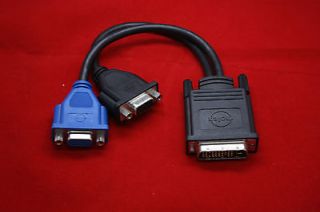 dvi i to vga cable in Monitor/AV Cables & Adapters