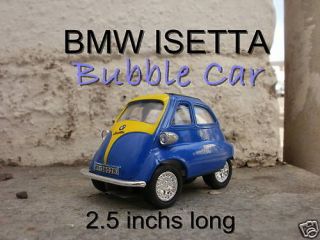 38 scale DIE CAST BMW ISETTA BUBBLE CAR COLOUR 3 NEW