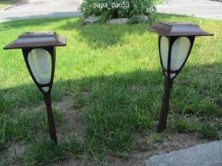   carriage lamp stakes elegant lighting walkways landscaping lawn d1104