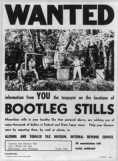 Wanted information,bootleg stills,1949?,moonshine still