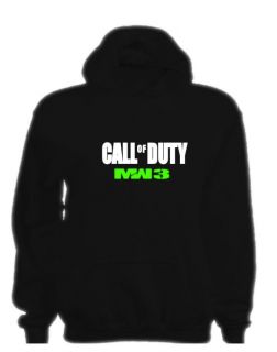 CALL OF DUTY MW3 HOODIE GAMER ID on back NEW CALL OF DUTY MODERN 