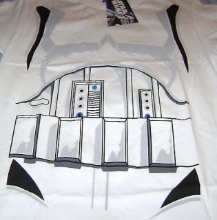 STAR WARS STORMTROOPER UNIFORM L LARGE T SHIRT NEW LICENSED COSTUME 