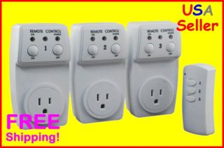   Wireless Remote Control AC Power Plug Wall Outlet Switch Socket RETAIL