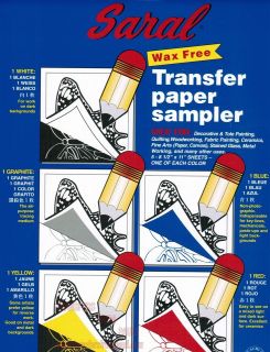 Dritz Saral Tracing Paper 8 ½x 11   5 Assorted Colors