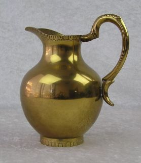 Vintage Brass 48 oz Water Pitcher Made in India