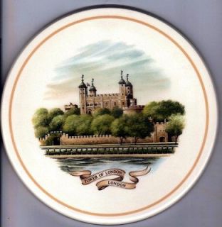 WEDGWOOD,TOWER OF LONDONOne in a series of six Queen’s Ware wall 
