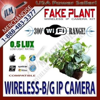 Decoy Fake Plant Wireless Wi Fi IP Internet Spy Camera Hidden Video 