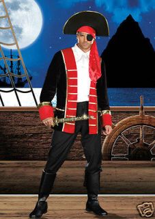 Wild at Sea Halloween Party Male Adult Costume Stunning Pirate Men 