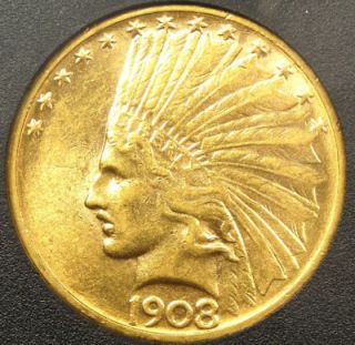 1908 indian gold coin in Gold