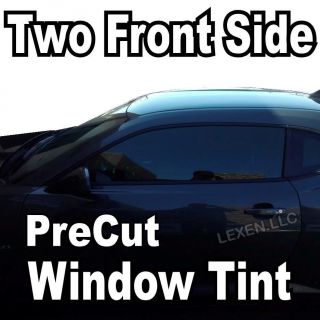 TWO FRONT PRECUT WINDOW TINT KIT COMPUTER CUT TINTING GLASS FILM CAR 