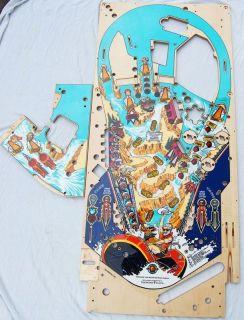 White Water pinball, NEW REPRODUCTION PLAYFIELDS
