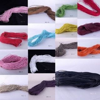   pick 1.5mm WAXED COTTON CORDS Wax String Thread Jewelry Beads Making