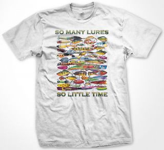   So Little Time Womens Ladies T shirt Outdoors Sports Fishing Tees