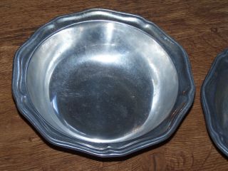  RWP Wilton Bruce Fox Design Armetale Pewter Shell Footed Bowl Dish