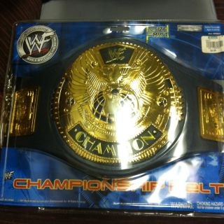 WWE Attitude Era World Championship Title Belt Jakks Pacific