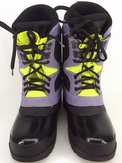   boot black purple yellow synthetic Kemper 7 M winter sport racing