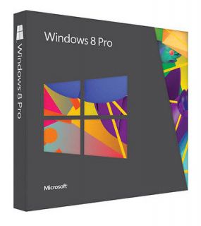 Microsoft WINDOWS 8 Pro Upgrade for Windows 7, Vista or XP New in 