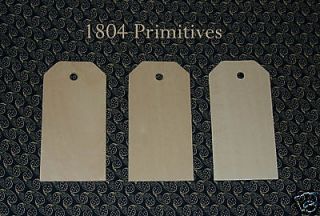 480 Unfinished Wood Hang Tags ~ 3 1/4 ~ BULK Craft Supply