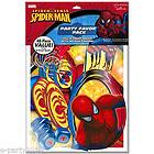   SENSE SPIDER MAN 48 PIECE FAVOR PACK ~ Super Hero Party Supplies