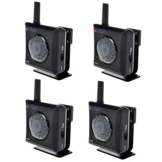 4x Wireless Webcam IP WIFI IR Audio Video IR Security Camera Night 