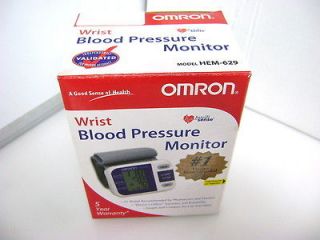 OMRON HEM 629 Wrist Blood Pressure Monitor New/Open Box
