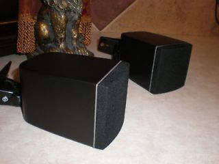   BLACK Cube Satellite Theater Surround 5 Speakers and Mounts FIT Bose