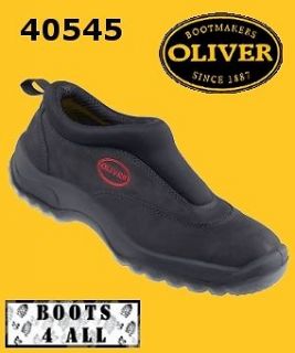 Oliver Work Boots Steel Toe 40545 Black Slip On Safety. Brand New 