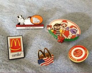 McDonalds Employee Service Pins 2001