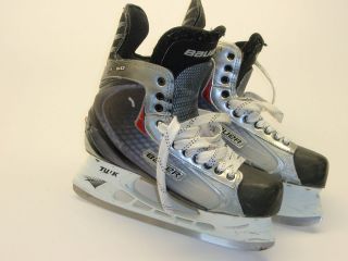 MICHAEL RUPP GAME USED BAUER X60 MENS HOCKEY SKATES SIZE 11.5 D/A