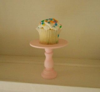   French chic light pink mini wood cupcake stand or cake pop stand