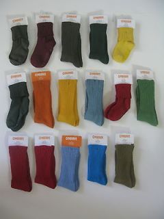 NWT Gymboree BASIC Solid Socks 1pr Baby or Kid Boys Fold Over 2T 3T 4T 