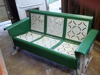 Newly listed Restored vintage antique metal porch patio glider