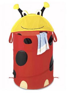 Round Lady Bug Hamper For Laundry And Toys Kids Love *Free S&H*