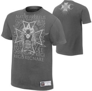   IRON WRATH GRAY SKULL WWE Authentic T Shirt OFFICIAL LICENSED & NEW